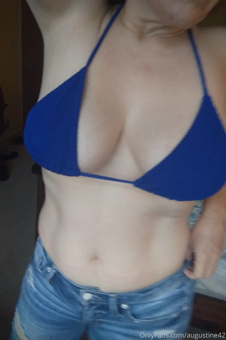 Jeans and bikini top 