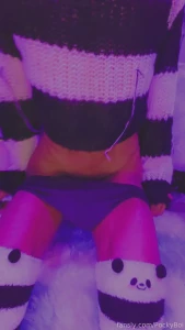 This femboy in his stripped pajamas part 3