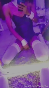Boing boing boing on your cock femboy bunnysuit