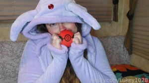 My trainer can we play please 3 pokemon cosplay nerd gamergirl bbw part 4