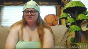 Giantess squirtle finds tiny pokemon all over her huge body she