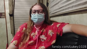 Home nurse caregiver amanda prescribes a slow and gentle set of jerk