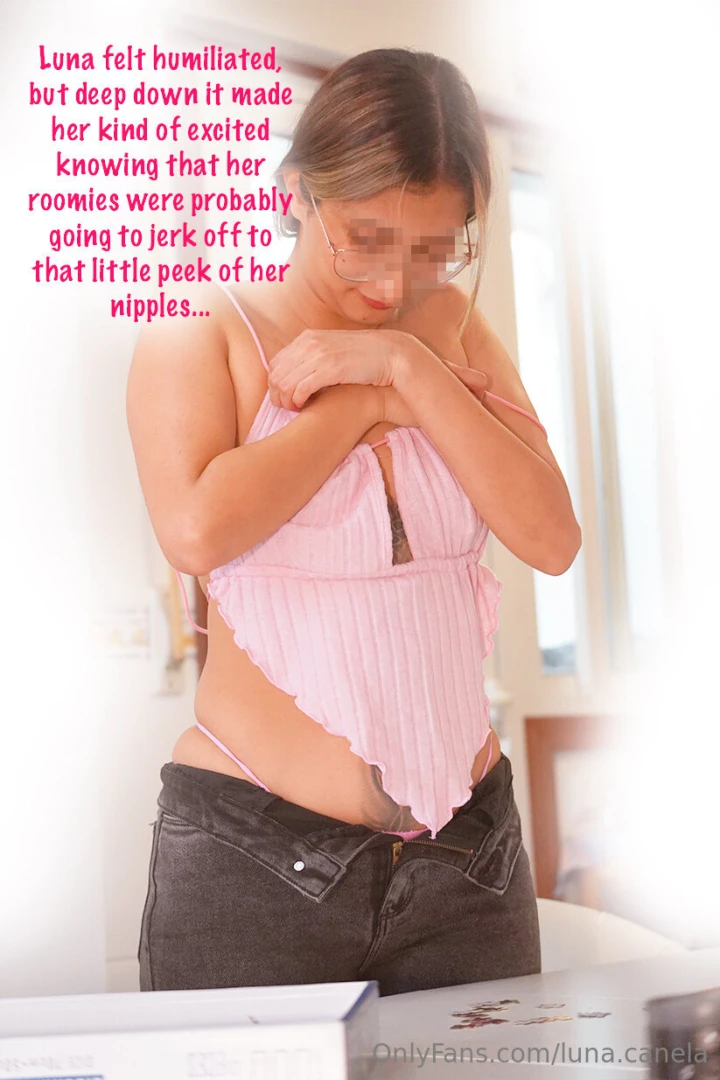 I love puzzles but with this top i am at high risk for nip slips i 