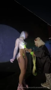 Amazing time taping this baddie at this art basel the other night part 2