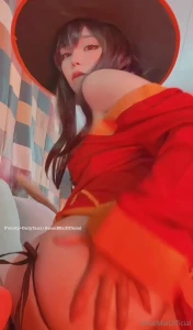 Megumin spreading her cute lil bootyhole what would you do next 3