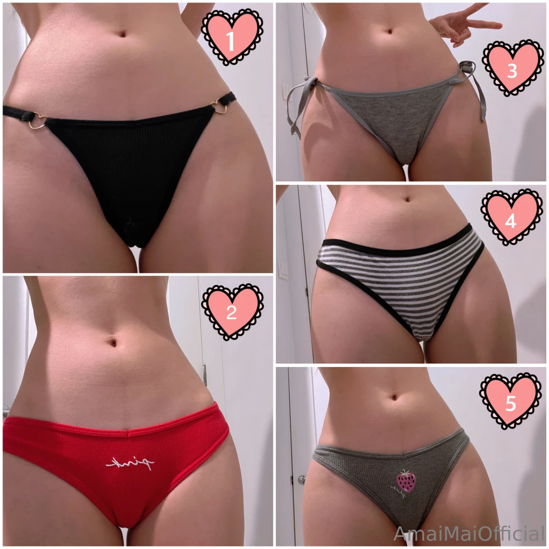 Cute panties for you these are the 5 for the month to choose from pls part 6 