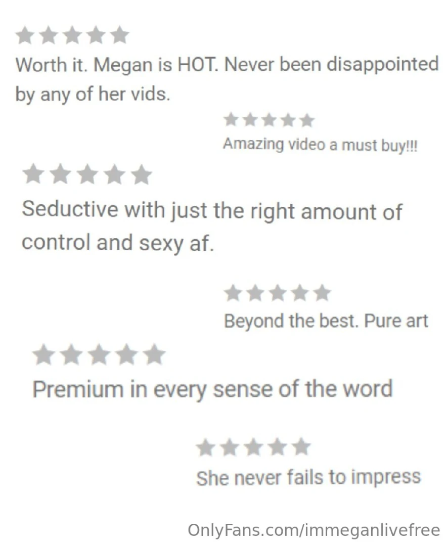 Some of your reviews after watching the exclusive videos available part 14 