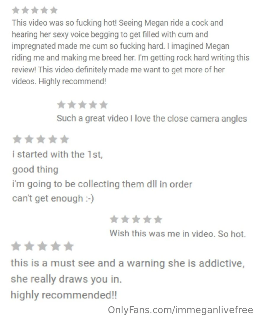 Some of your reviews after watching the exclusive videos available part 12 
