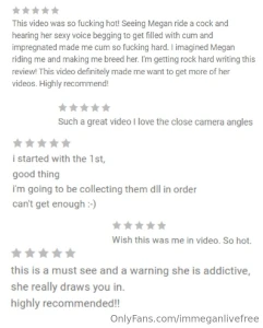 Some of your reviews after watching the exclusive videos available part 12