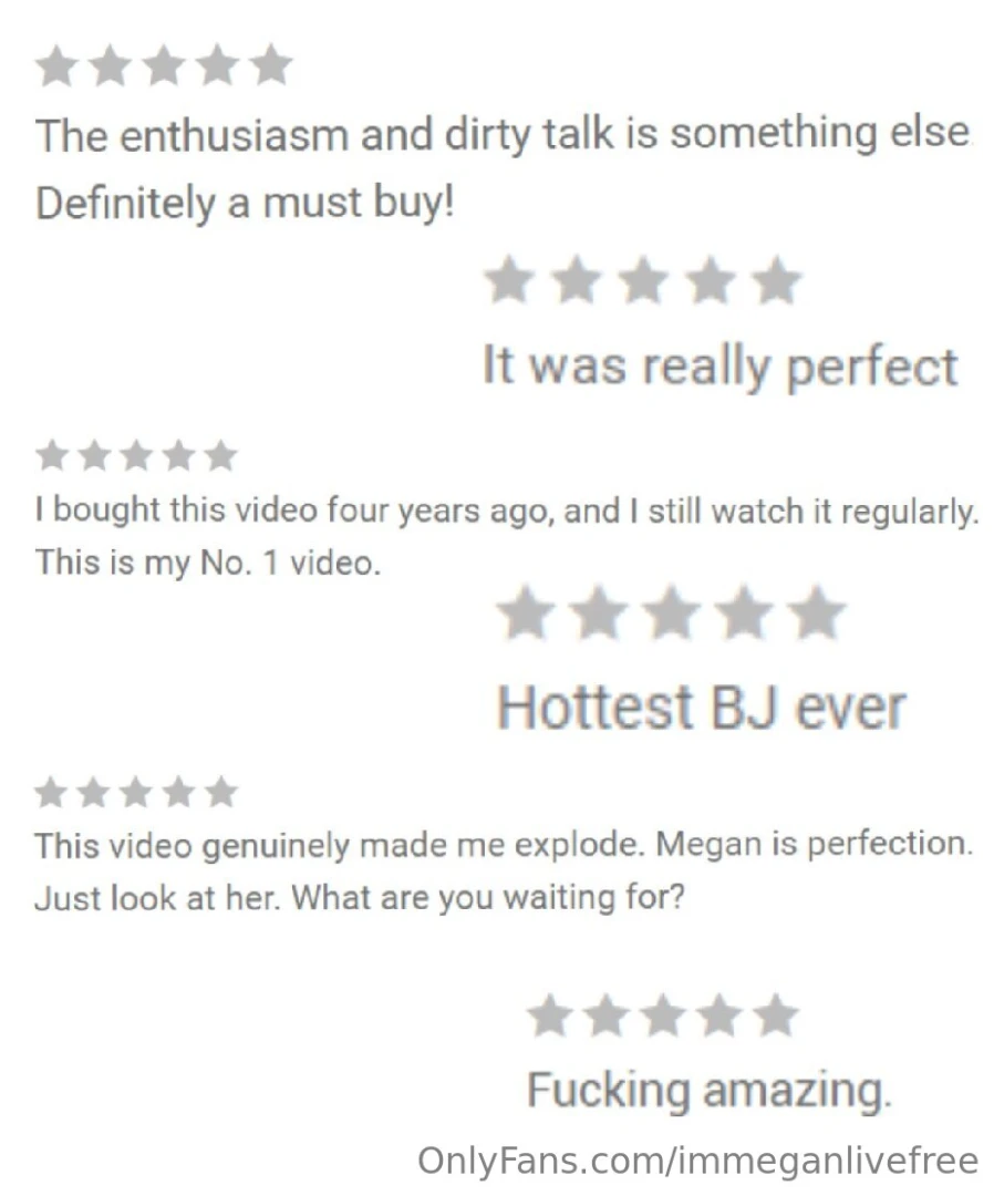 Some of your reviews after watching the exclusive videos available part 13 