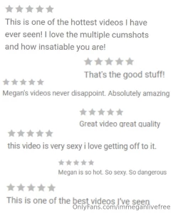 Some of your reviews after watching the exclusive videos available part 3