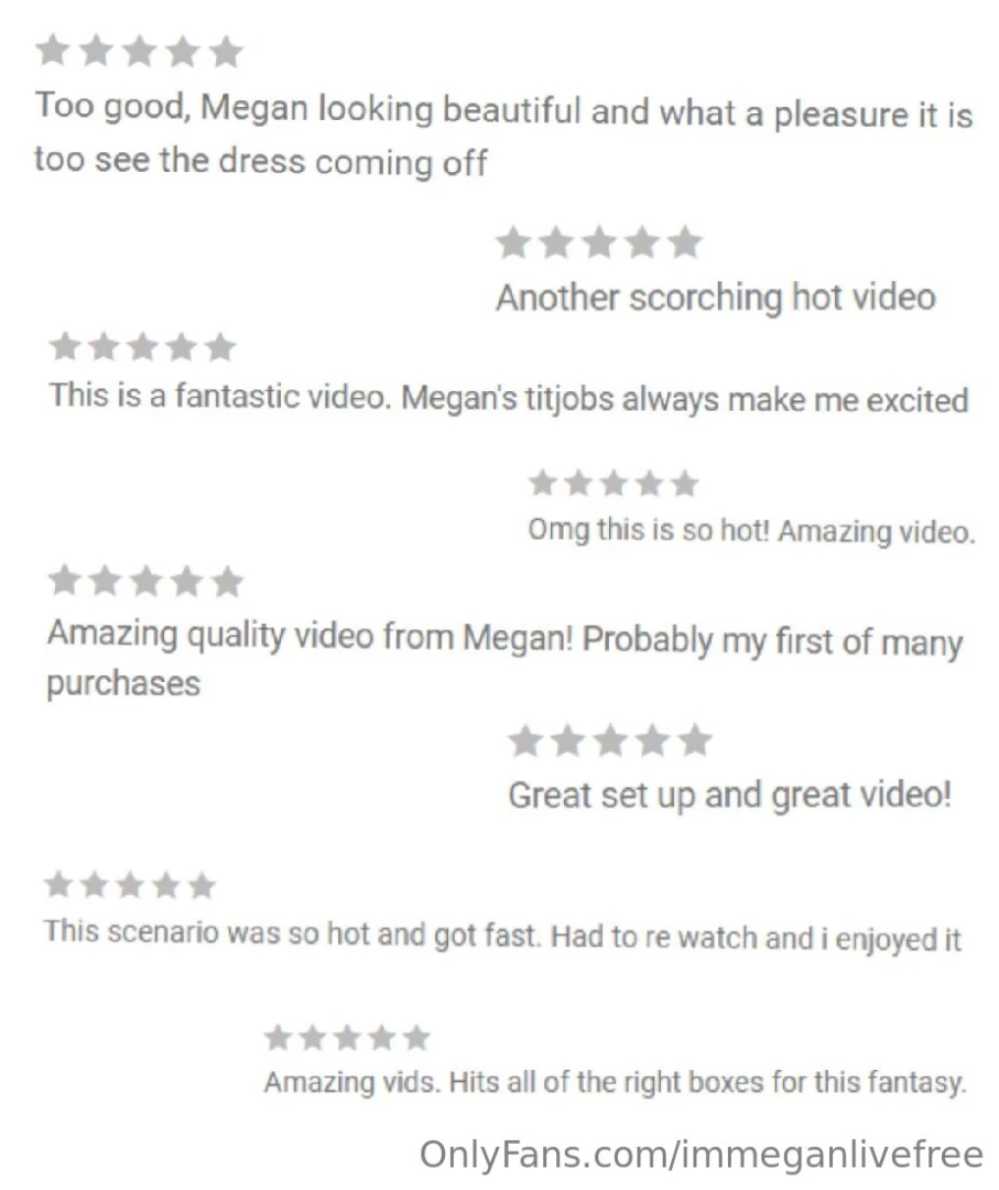 Some of your reviews after watching the exclusive videos available part 4 