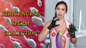 Strict nurse sperm collection get your balls ready you are next in