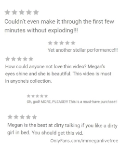 Some of your reviews after watching the exclusive videos available part 5