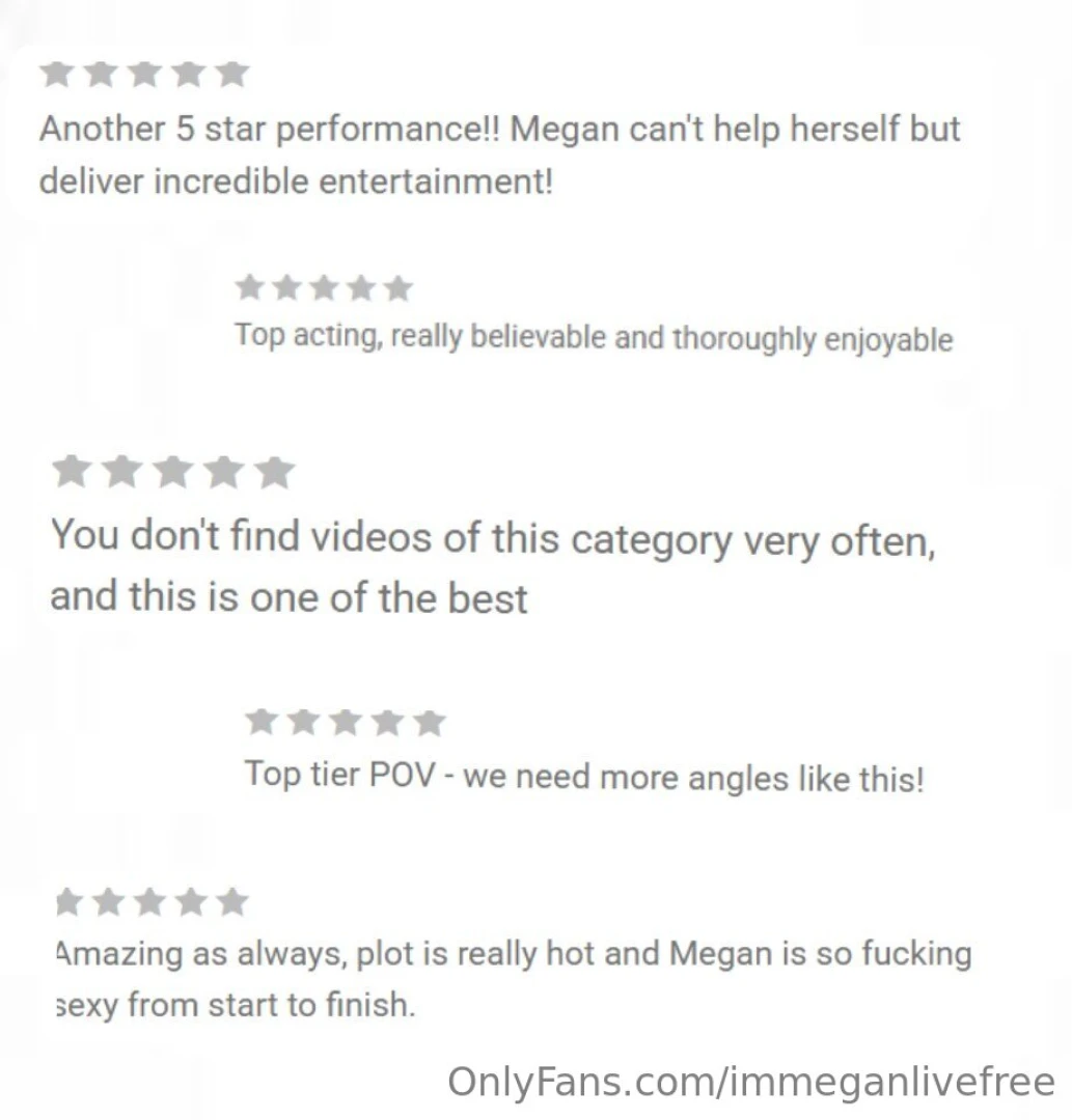 Some of your reviews after watching the exclusive videos available part 9 