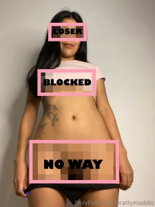 You get what you deserve beta get on your knees and say thank you