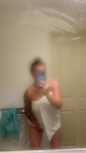 Am i wet from the shower or my hand