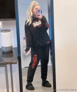 Cozy saturday repping my besties merch it s sooo cozzzzyy do i look