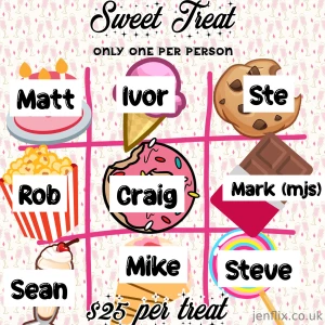 Value sweet treat super simple 6 treats 6 prizes prizes 2 x 3 min