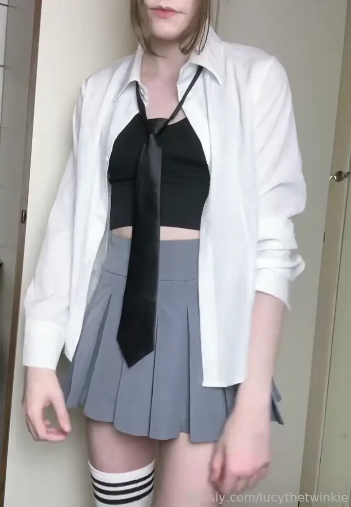 I may have a little surprise for you under my skirt trans transgirl 
