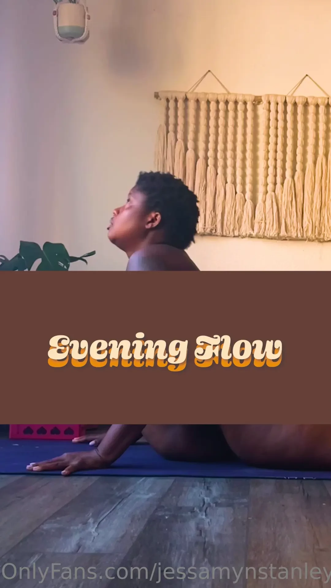 Evening yoga flow i was practicing with yogaglo unlock to practice 