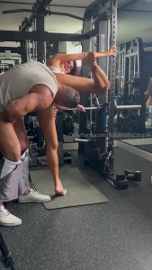 This was a very hot and steamy sexscapade in the gym he licked my