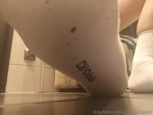 Be a good slave and inhale these sweaty work socks part 1