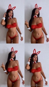 Esta conejita esta con ganas de sentarse en tu cara que preferis verme