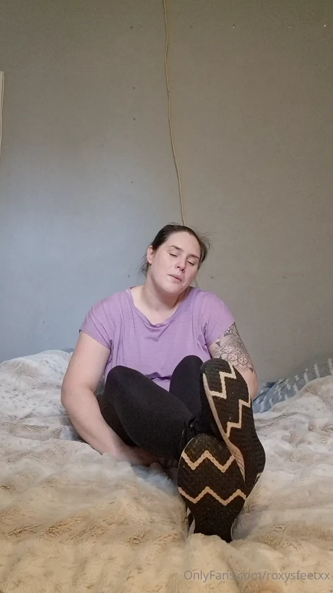 My feet are a bit sweaty 