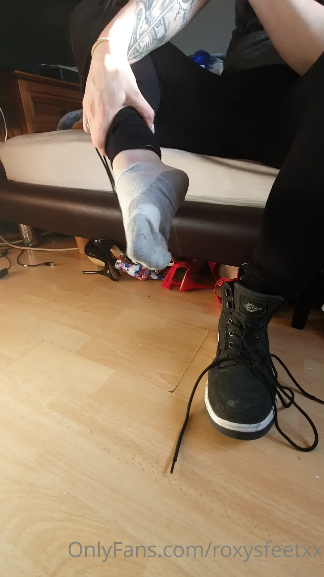 My boots and socks get so sweaty at work 