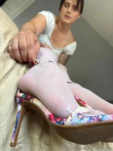 Slide your tongue in between the shoe and the sole of my foot part 3