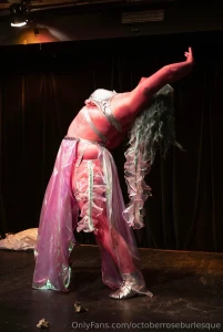 My burlesque debut act lovingly called aliennaut so fun so pink part 2