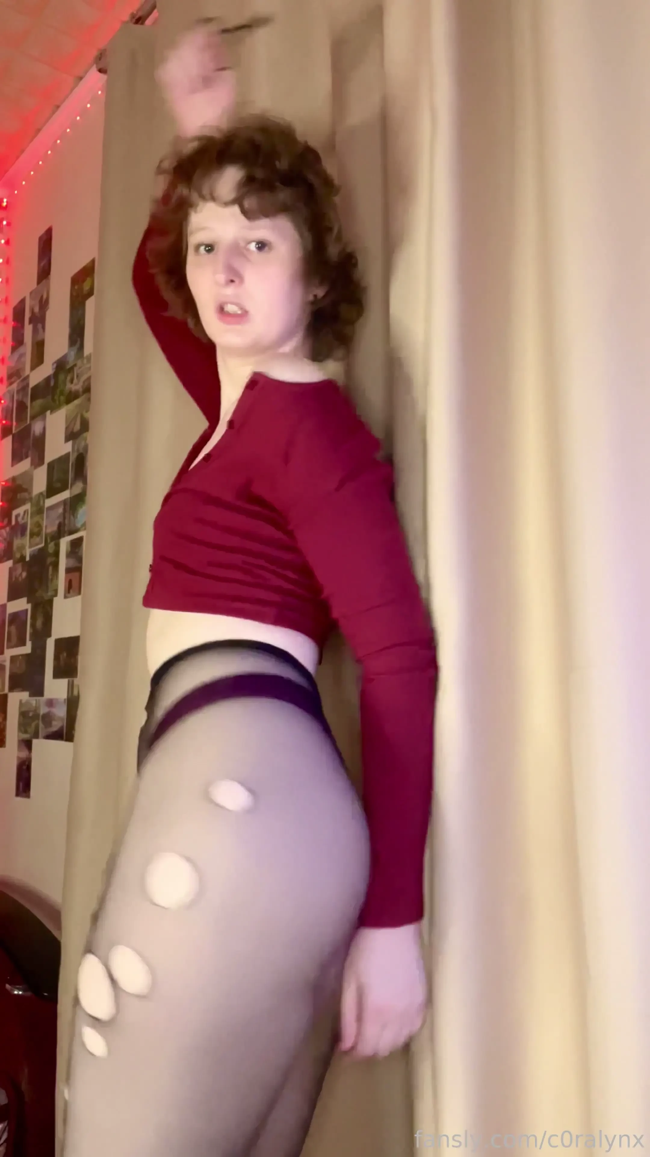 Tearing it up literally one little pull and things start getting 