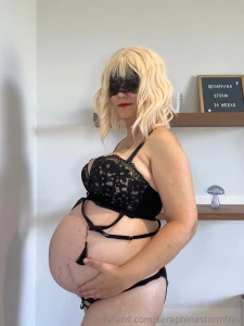 Another day of trying on pre-pregnancy lingerie this one has tassels part 1