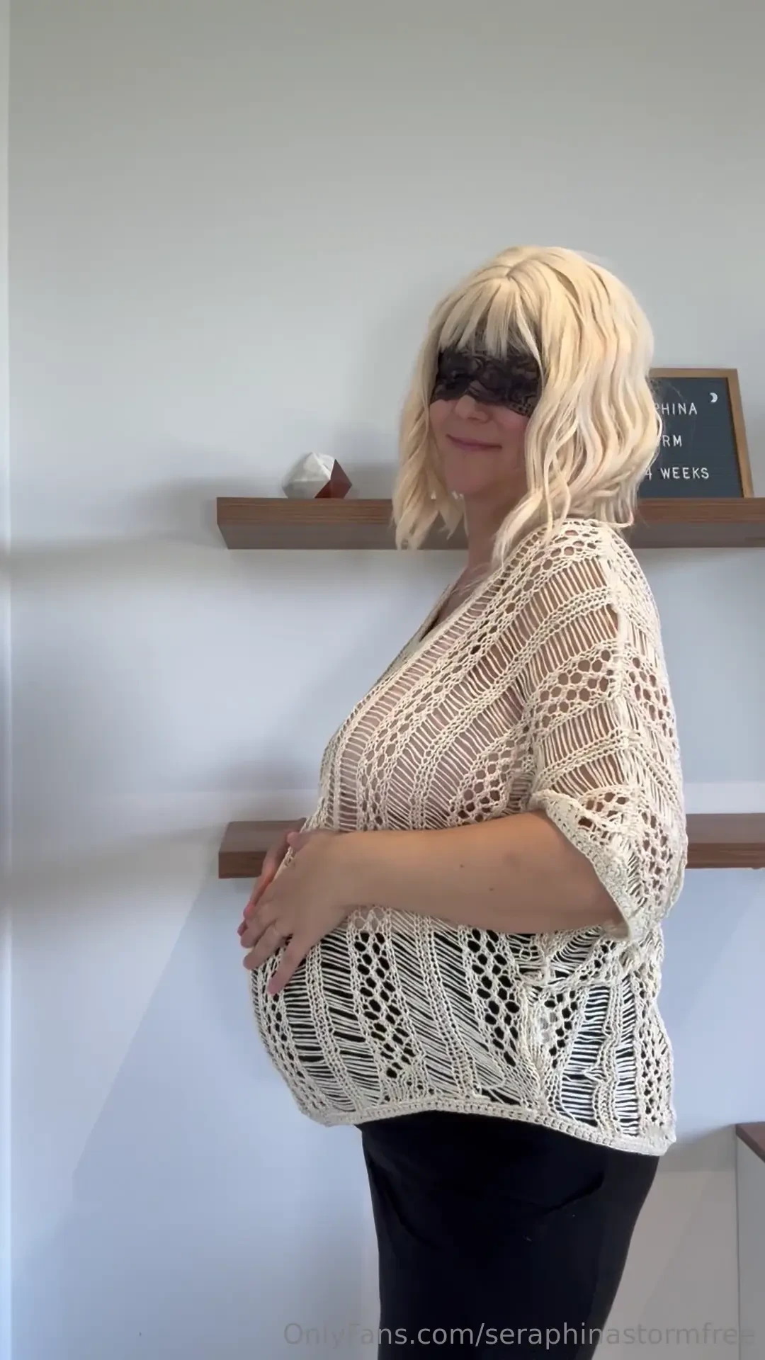 Pregnant belly mesh top perfect for the beach but sadly it s almost 