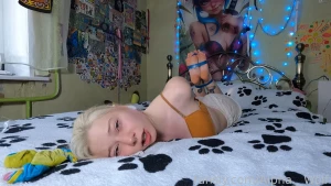 Helpless girl with sock gag photoset fyp fyp fyp new new new bondage part 4