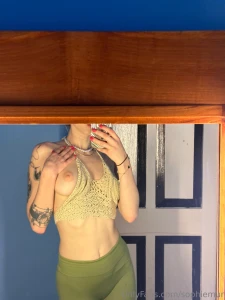 I forgot to put on a bra under my t-shirt