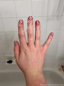 How do you like my valentine s manicure therealzaddydom obviously part 3