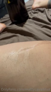 Guarda quanta sborra mi uscita oggi