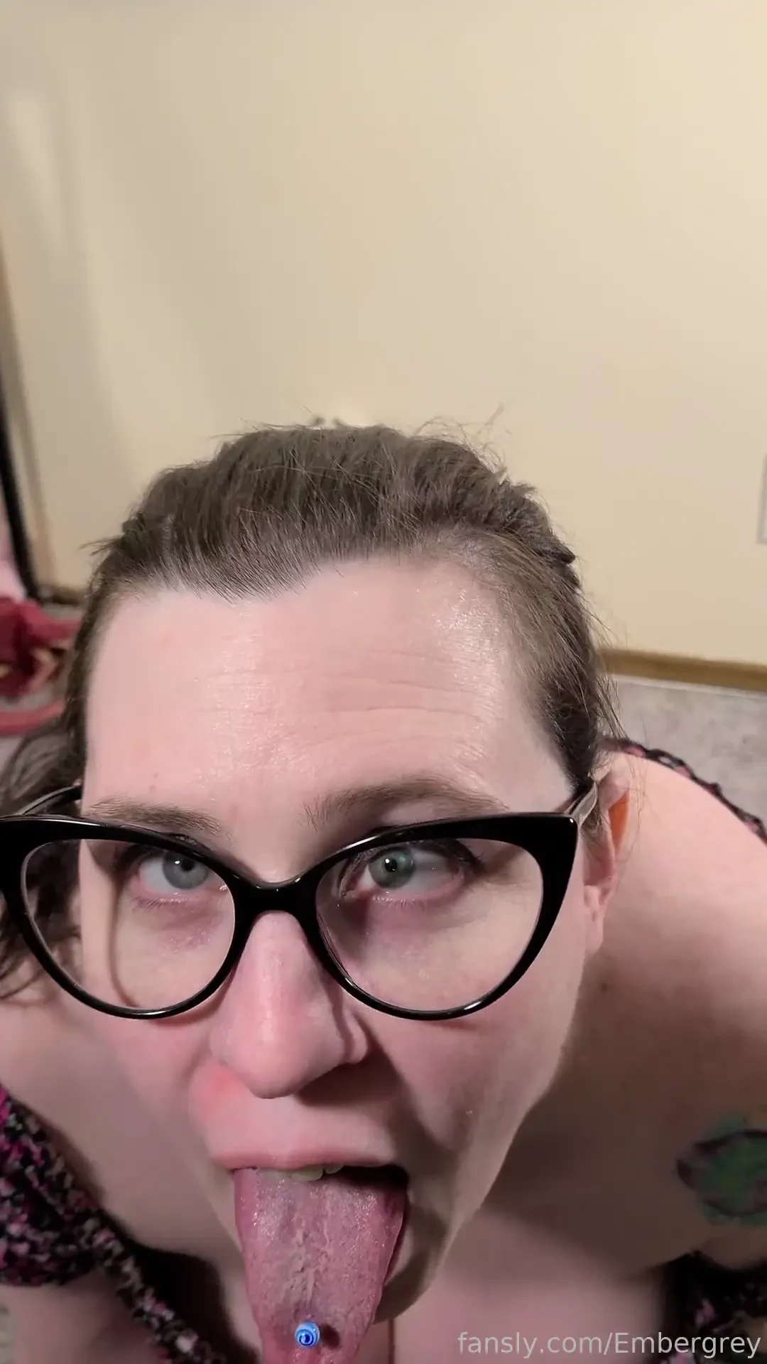 Some fun with my tongue waiting for you to finish on it hugeboobs 