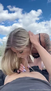 Blowjob deepthroat publicblowjob beach summer sextape porn publicporn