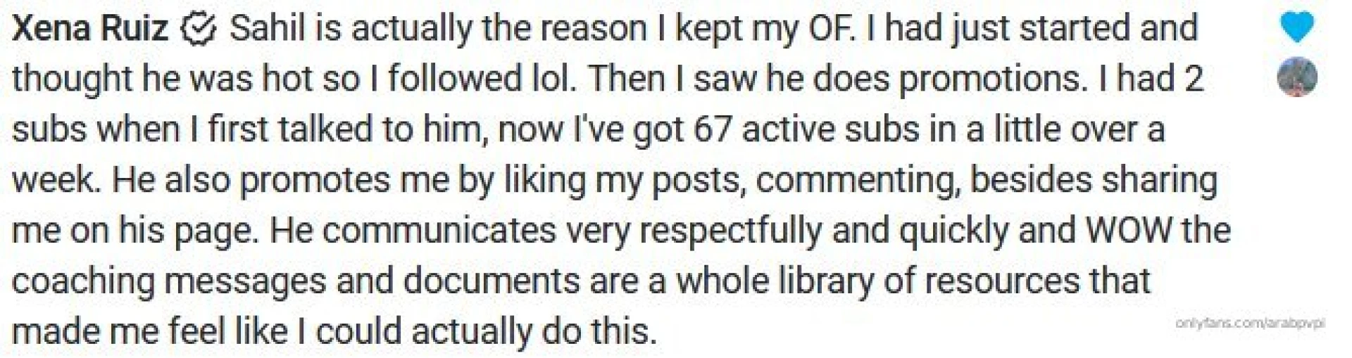 Coaching package reviews dm me for more info 