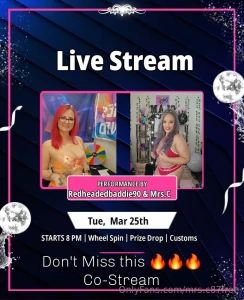 Don t miss this co stream live with redheadedbaddie90free