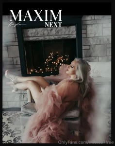 Your sexy girl mrs c has made the cover of one of maxim digital issue