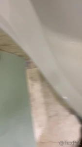 Showing off at the airport s bathrooms looking for a sub to play with