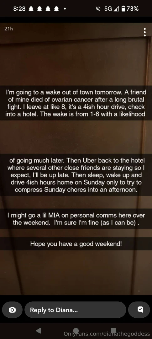 Been a rough day still at a wake i m not ignoring you i just have 