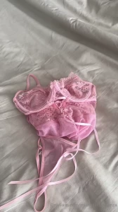My pink lingerie fits me tight just the way i like it