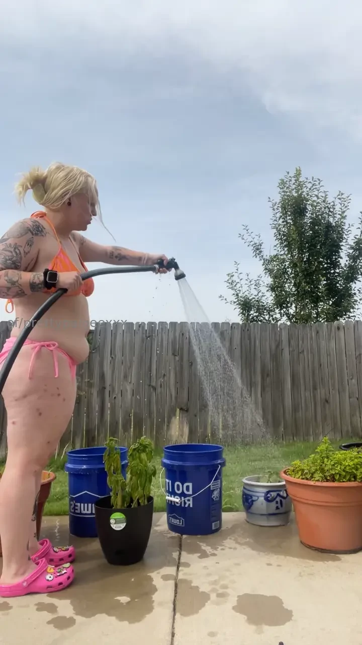 What would you do if i was your neighbor just watering my plants like 