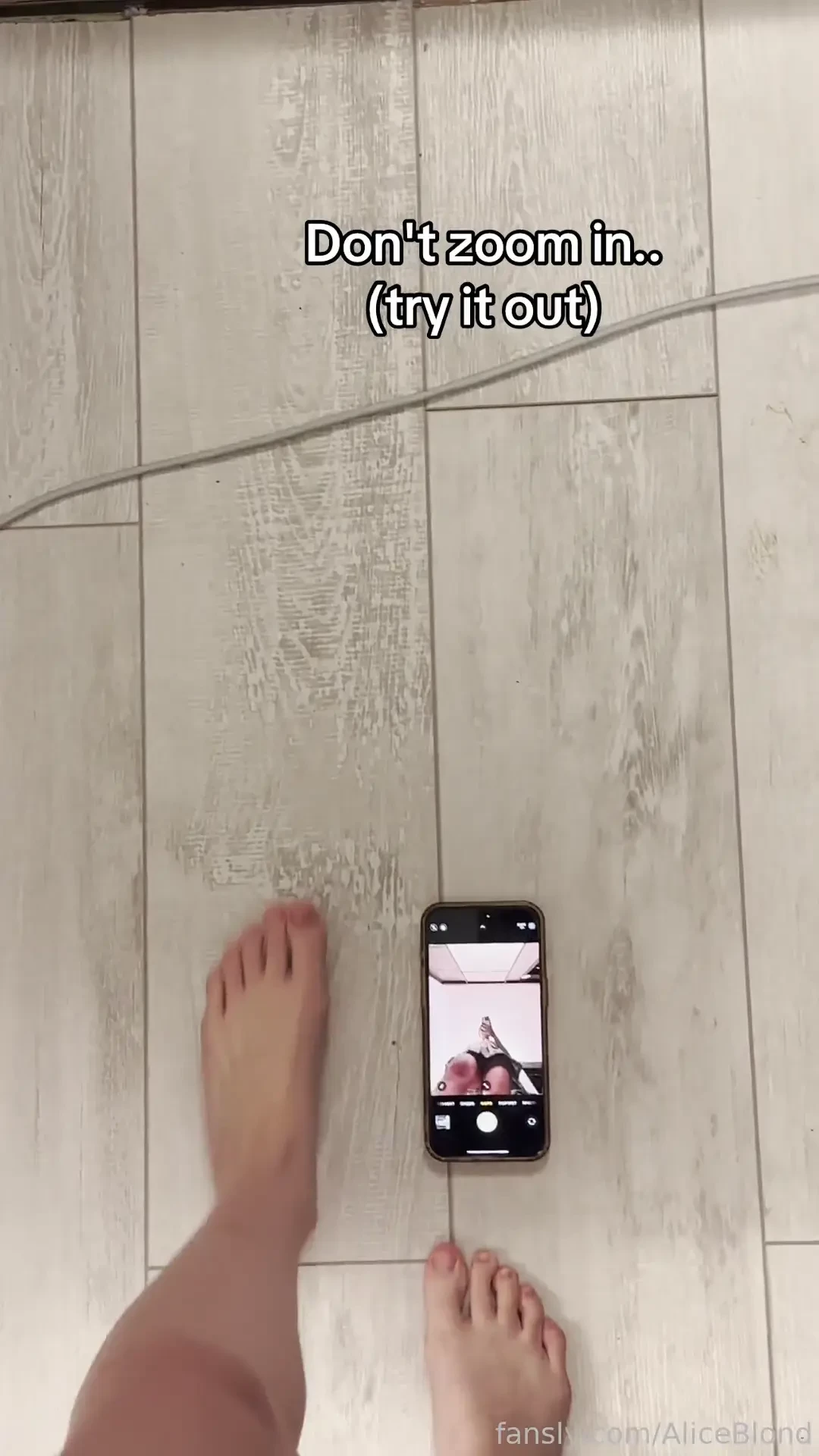 Don t zoom in ahahha tiny blonde tinytits daddygirl daddygirl tiktok 