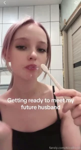 Getting ready to meet my future husband babyface tiktok petite blonde